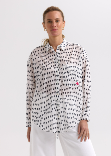 WHITE LOVE SHIRT